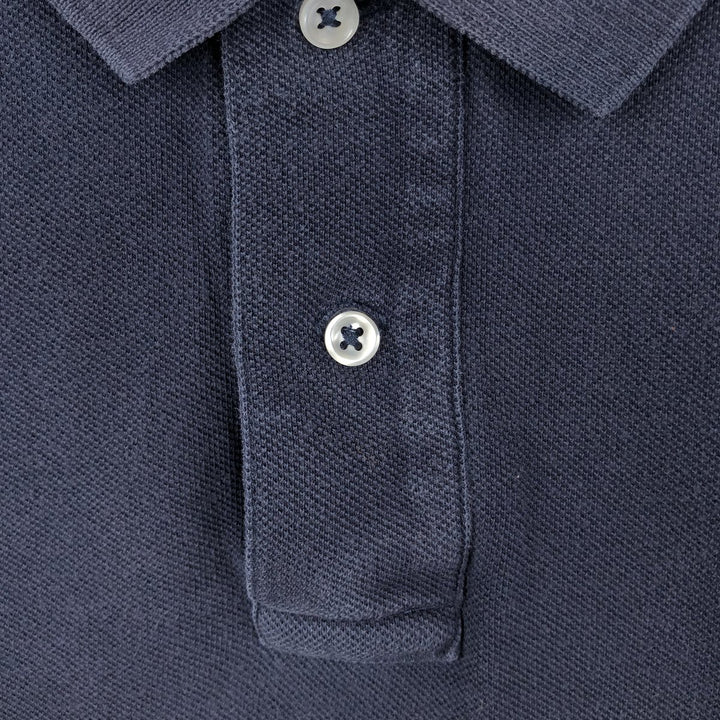 Ralph Lauren POLO RALPH LAUREN short-sleeved polo shirt, men's size S cotton black type Vintage Second Hand