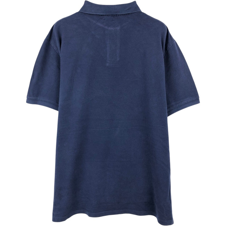 Ralph Lauren POLO RALPH LAUREN short sleeve polo shirt men's XL equivalent cotton navy blue type Vintage Second Hand