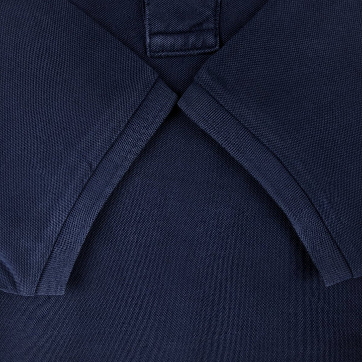 Ralph Lauren POLO RALPH LAUREN short sleeve polo shirt men's XL equivalent cotton navy blue type Vintage Second Hand
