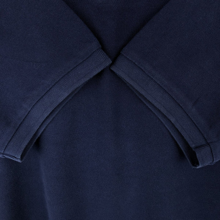 Ralph Lauren POLO RALPH LAUREN short sleeve polo shirt men's XL equivalent cotton navy blue type Vintage Second Hand