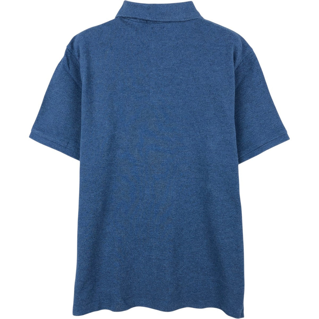Ralph Lauren POLO RALPH LAUREN CLASSIC FIT short sleeve polo shirt, men's size M cotton blue type Vintage Second Hand