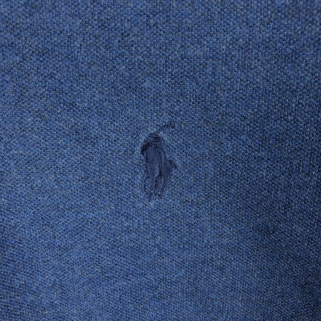 Ralph Lauren POLO RALPH LAUREN CLASSIC FIT short sleeve polo shirt, men's size M cotton blue type Vintage Second Hand