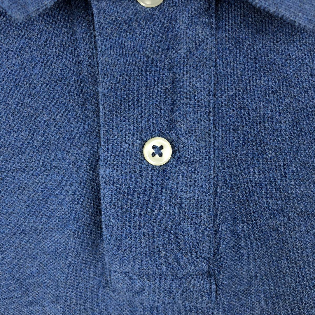 Ralph Lauren POLO RALPH LAUREN CLASSIC FIT short sleeve polo shirt, men's size M cotton blue type Vintage Second Hand