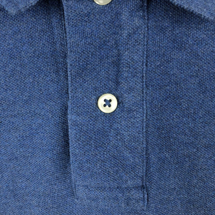 Ralph Lauren POLO RALPH LAUREN CLASSIC FIT short sleeve polo shirt, men's size M cotton blue type Vintage Second Hand