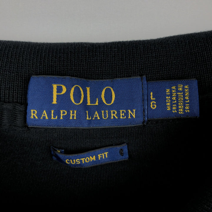 Ralph Lauren POLO RALPH LAUREN CUSTOM FIT short sleeve polo shirt men's XL equivalent unclear black type Vintage Second Hand