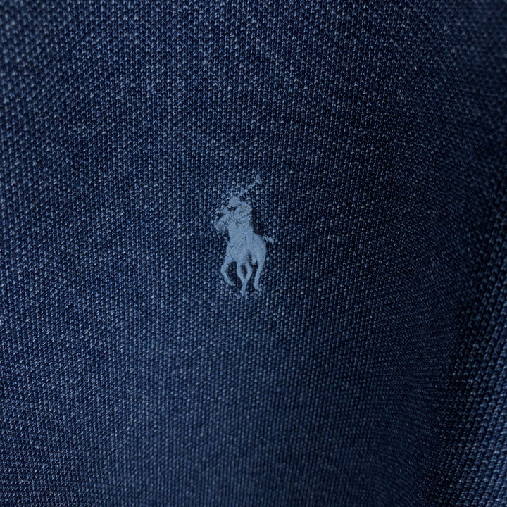 Ralph Lauren POLO RALPH LAUREN CLASSIC FIT short sleeve polo shirt men's XL equivalent cotton blue type Vintage Second Hand