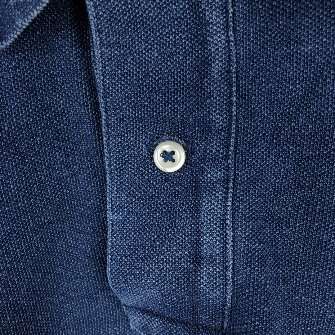 Ralph Lauren POLO RALPH LAUREN CLASSIC FIT short sleeve polo shirt men's XL equivalent cotton blue type Vintage Second Hand