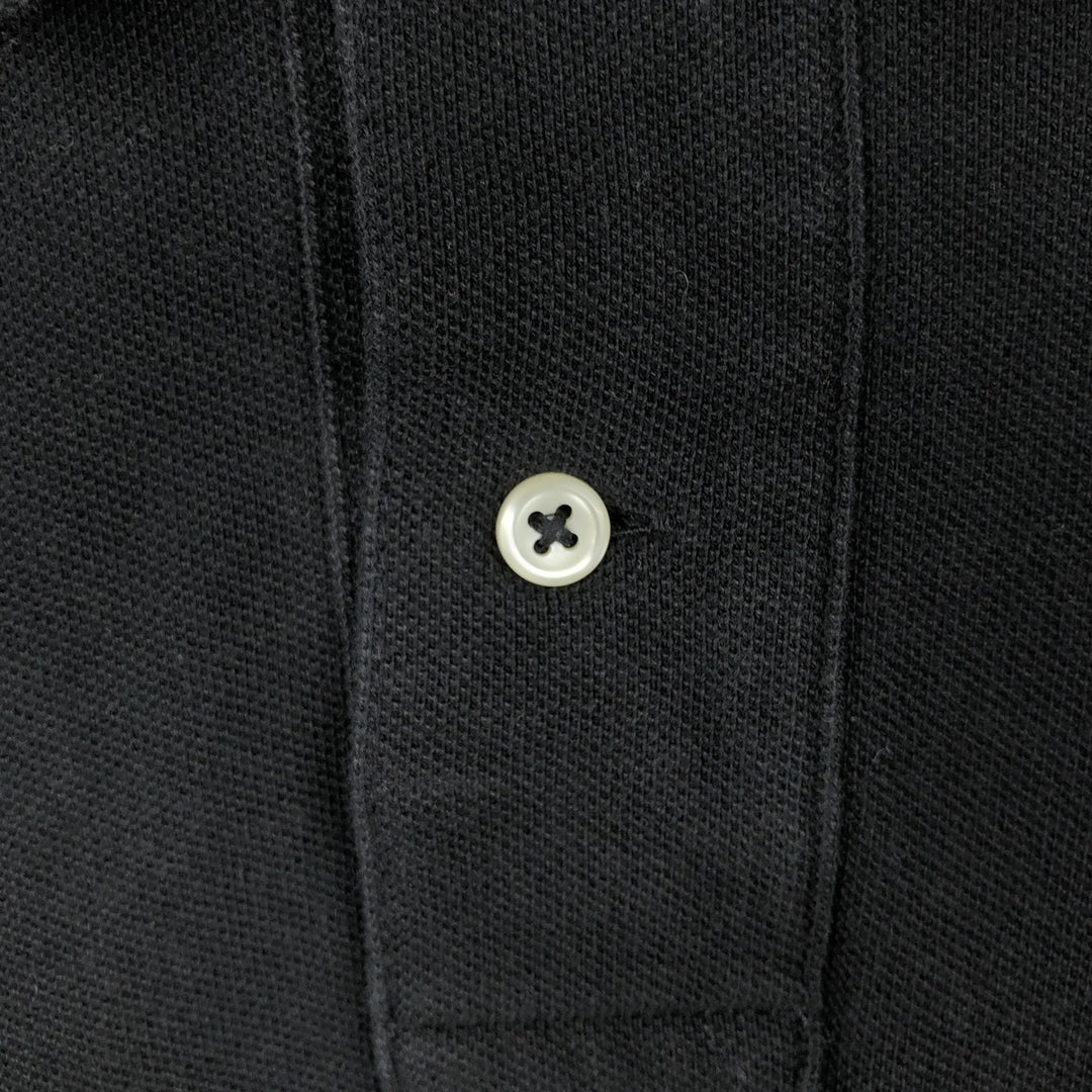 Ralph Lauren POLO RALPH LAUREN CLASSIC FIT short sleeve polo shirt for men size L cotton black type Vintage Second Hand
