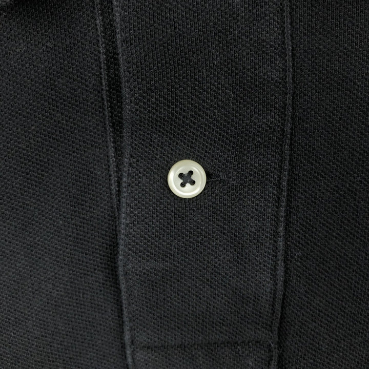 Ralph Lauren POLO RALPH LAUREN CLASSIC FIT short sleeve polo shirt for men size L cotton black type Vintage Second Hand