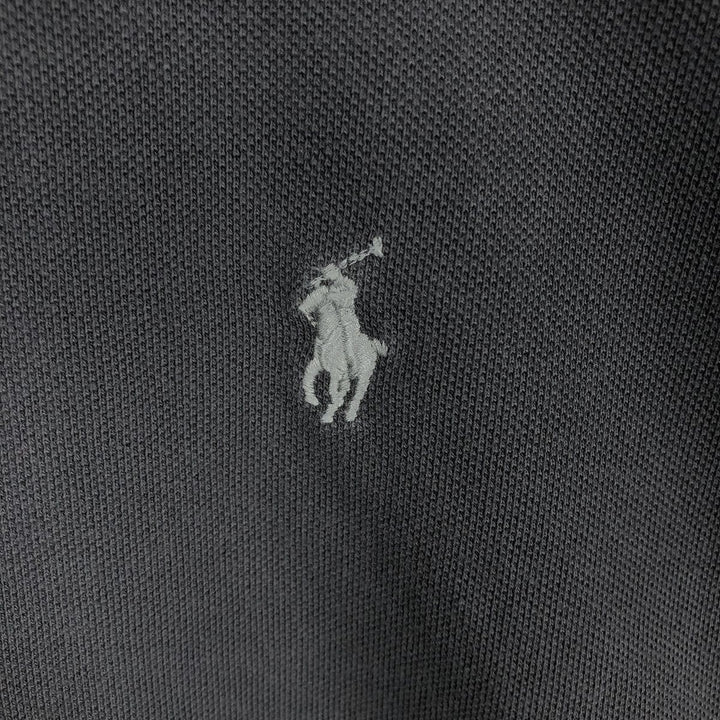 Ralph Lauren POLO RALPH LAUREN CLASSIC FIT short sleeve polo shirt for men size L cotton Charcoal Vintage Second Hand