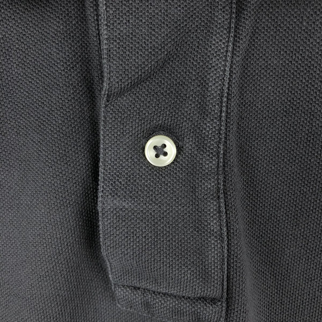 Ralph Lauren POLO RALPH LAUREN CLASSIC FIT short sleeve polo shirt for men size L cotton Charcoal Vintage Second Hand