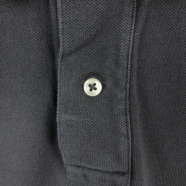 Ralph Lauren POLO RALPH LAUREN CLASSIC FIT short sleeve polo shirt for men size L cotton Charcoal Vintage Second Hand