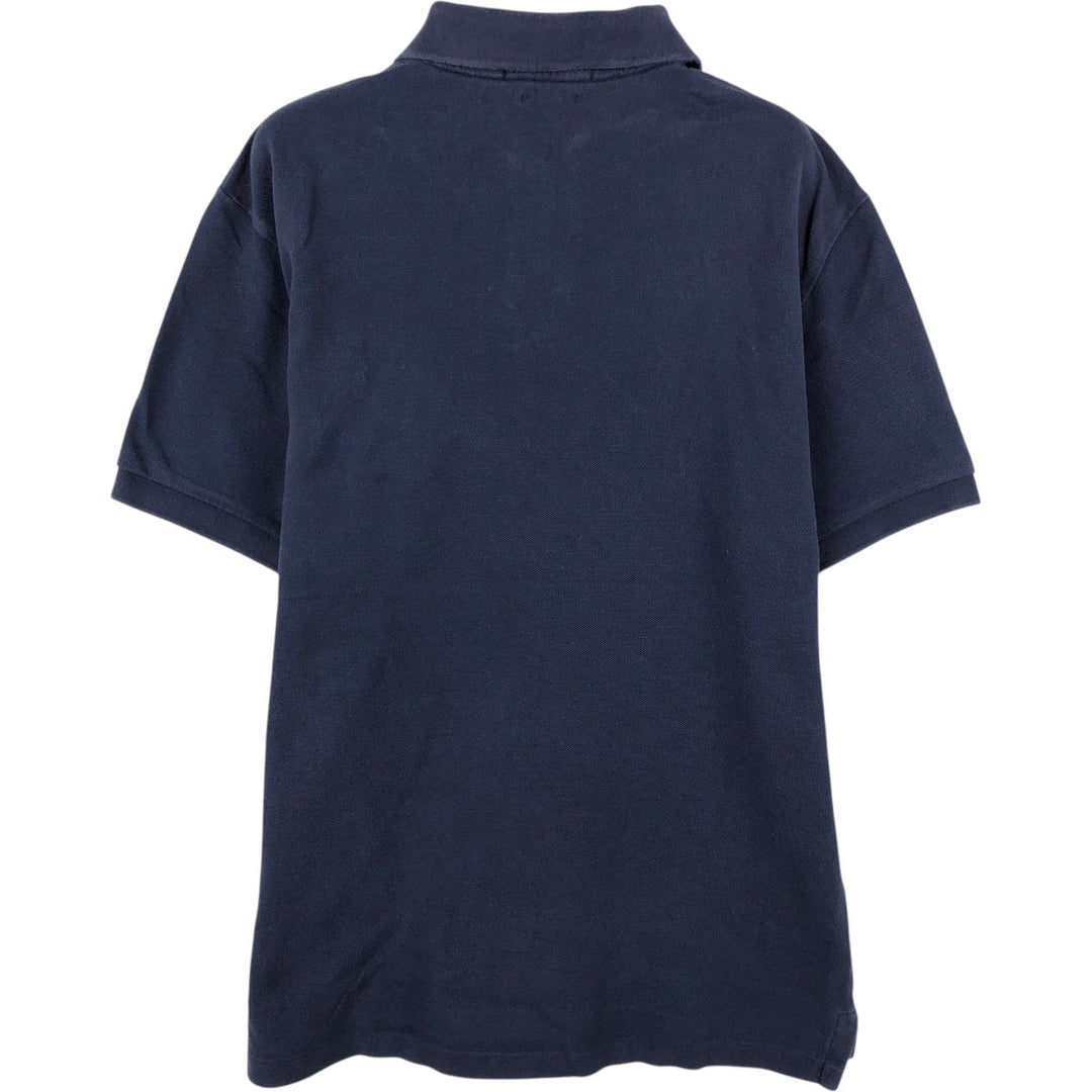 Ralph Lauren POLO RALPH LAUREN CUSTOM SLIM FIT short sleeve polo shirt men's size M cotton navy blue type Vintage Second Hand