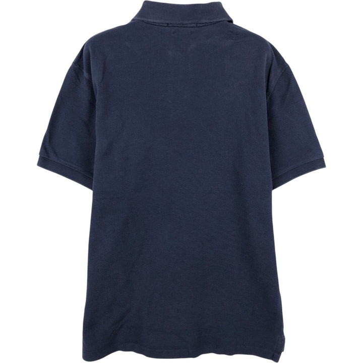 Ralph Lauren POLO RALPH LAUREN CUSTOM SLIM FIT short sleeve polo shirt men's size M cotton navy blue type Vintage Second Hand