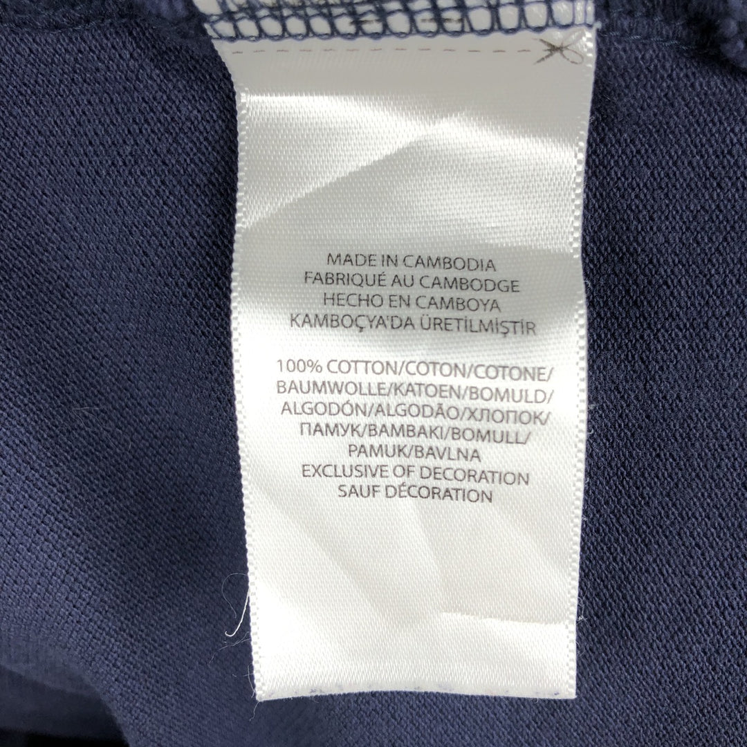 Ralph Lauren POLO RALPH LAUREN CUSTOM SLIM FIT short sleeve polo shirt men's size M cotton navy blue type Vintage Second Hand