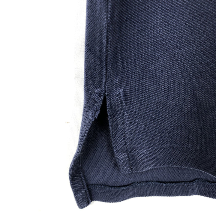 Ralph Lauren POLO RALPH LAUREN CUSTOM FIT short sleeve polo shirt men's size L cotton navy blue type Vintage Second Hand