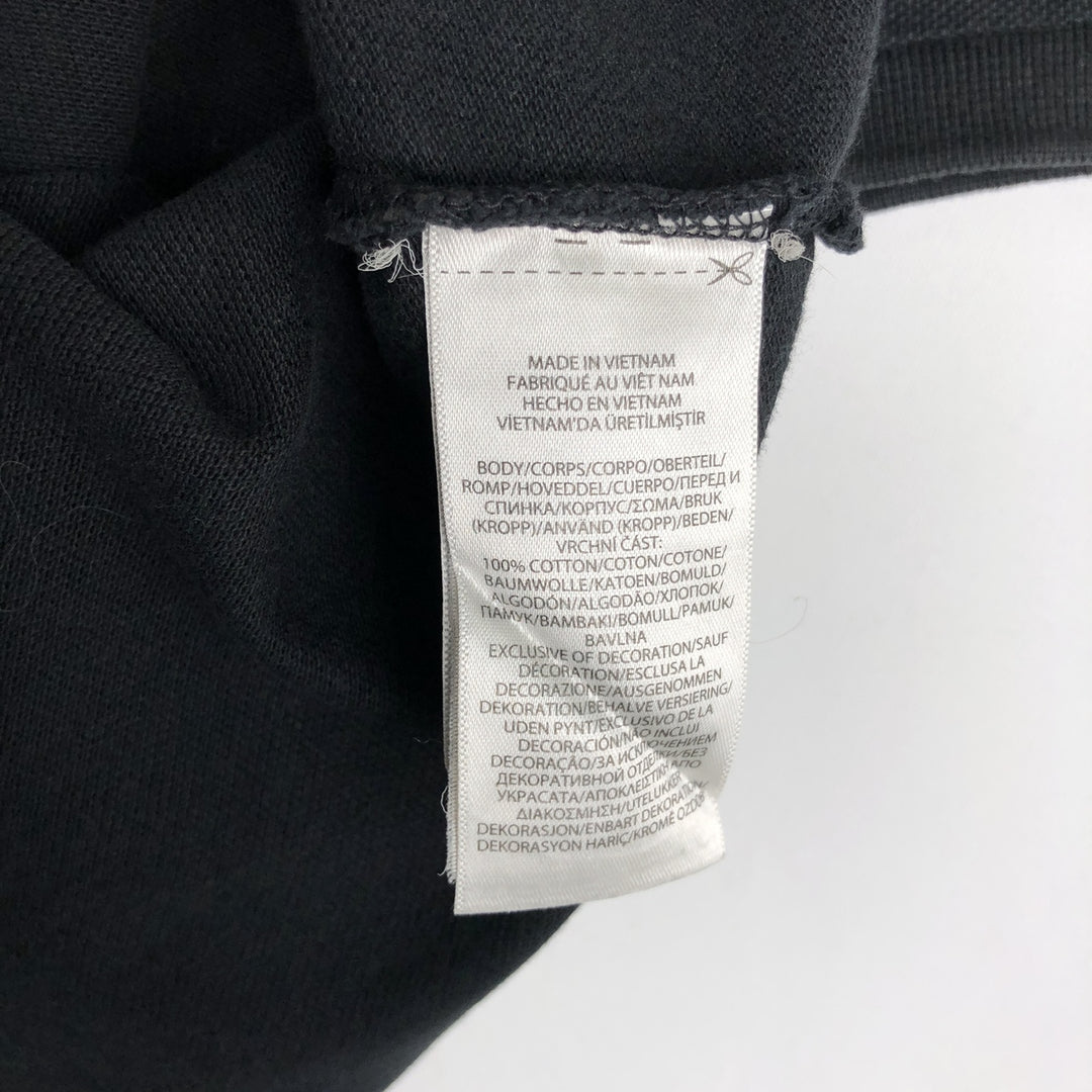 Ralph Lauren POLO RALPH LAUREN CUSTOM SLIM FIT short sleeve polo shirt, men's size L cotton black type Vintage Second Hand