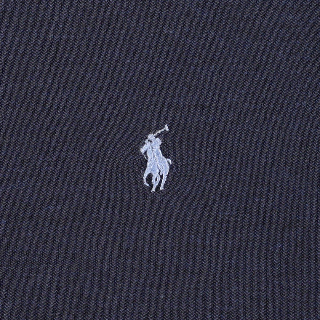 Ralph Lauren POLO RALPH LAUREN SLIM FIT STRETCH MESH Short-Sleeve Polo Shirt, Men's Size L (approx.) unclear navy blue type Vintage Second Hand