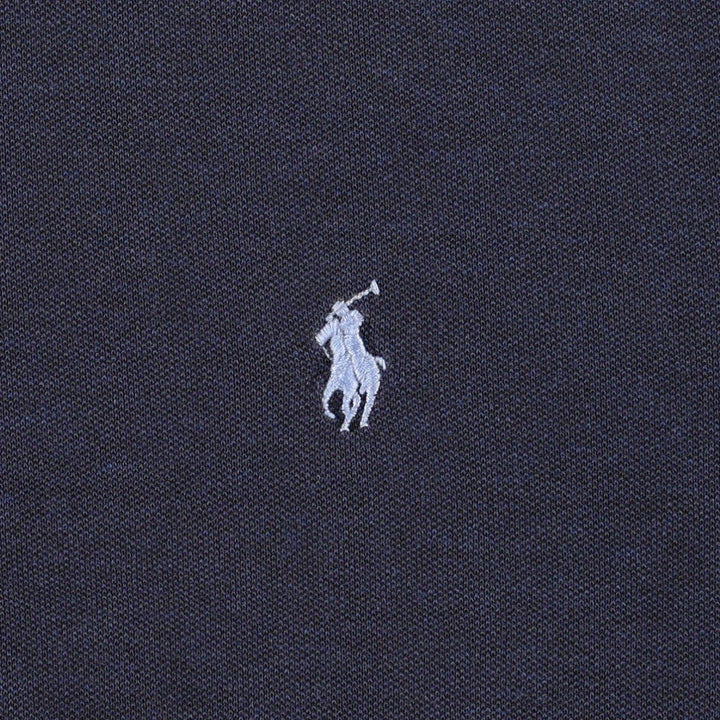 Ralph Lauren POLO RALPH LAUREN SLIM FIT STRETCH MESH Short-Sleeve Polo Shirt, Men's Size L (approx.) unclear navy blue type Vintage Second Hand
