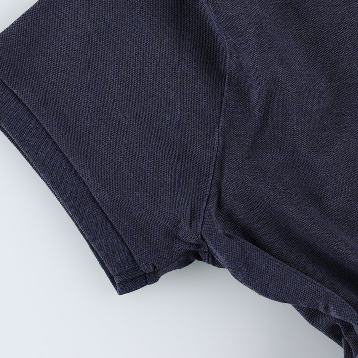 Ralph Lauren POLO RALPH LAUREN SLIM FIT STRETCH MESH Short-Sleeve Polo Shirt, Men's Size L (approx.) unclear navy blue type Vintage Second Hand