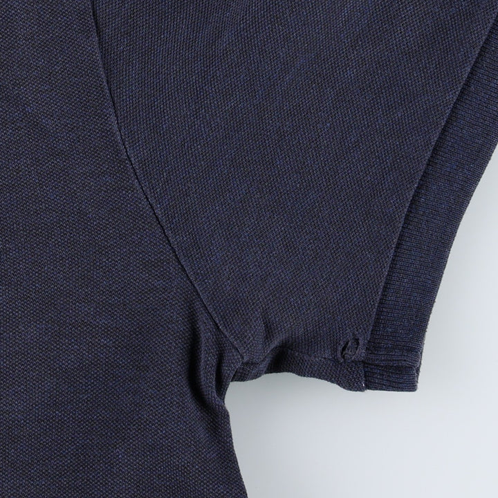 Ralph Lauren POLO RALPH LAUREN SLIM FIT STRETCH MESH Short-Sleeve Polo Shirt, Men's Size L (approx.) unclear navy blue type Vintage Second Hand