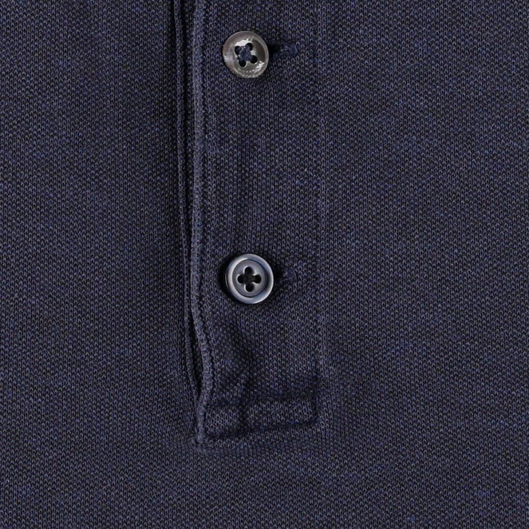 Ralph Lauren POLO RALPH LAUREN SLIM FIT STRETCH MESH Short-Sleeve Polo Shirt, Men's Size L (approx.) unclear navy blue type Vintage Second Hand