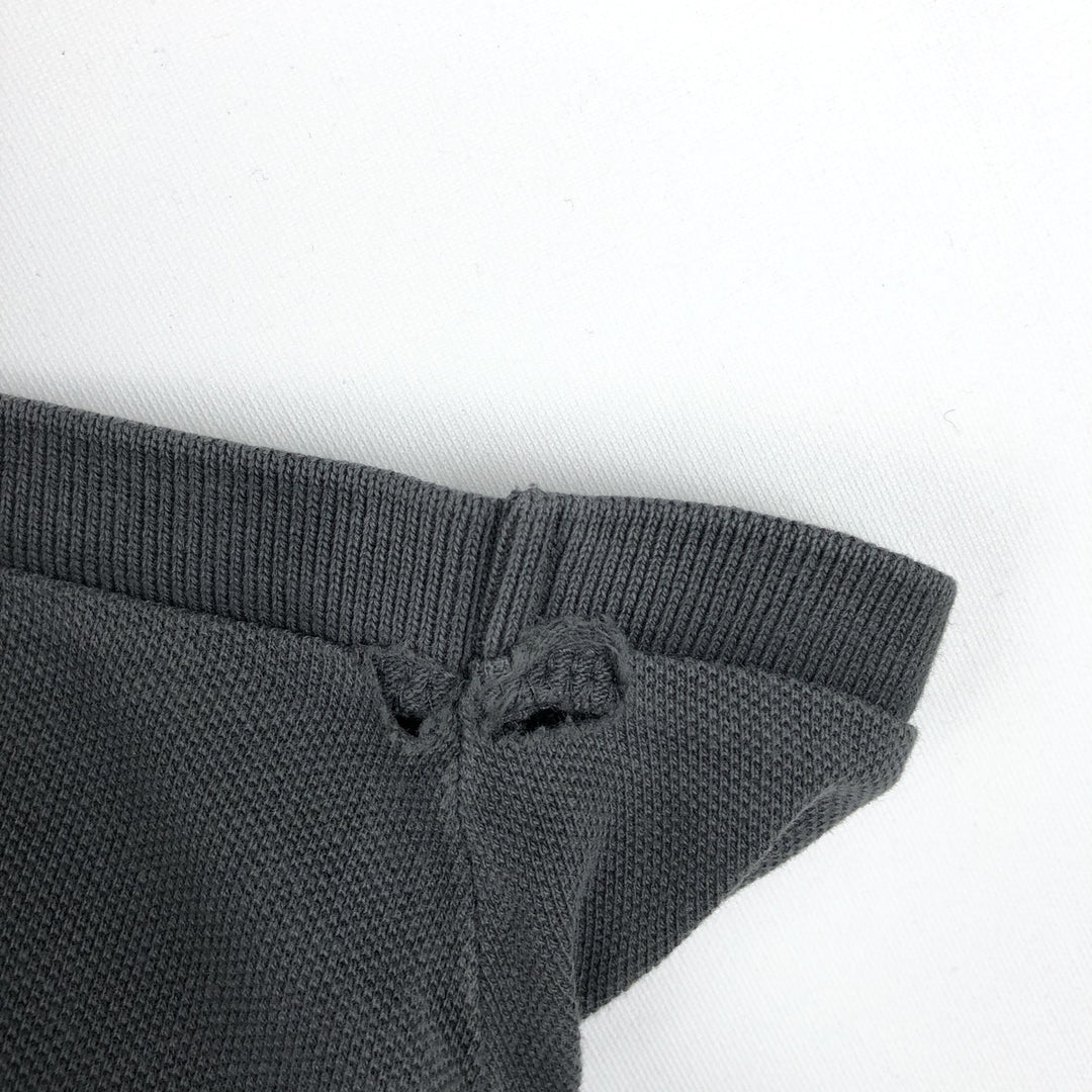Ralph Lauren POLO RALPH LAUREN SLIM FIT short sleeve polo shirt, men's size L cotton Charcoal Vintage Second Hand