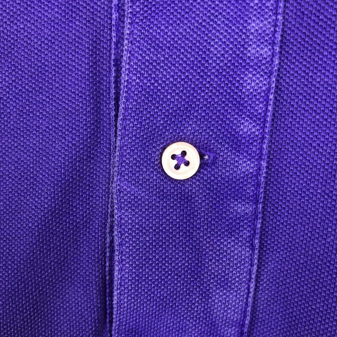 Ralph Lauren POLO RALPH LAUREN short sleeve polo shirt, men's size M cotton purple type Vintage Second Hand