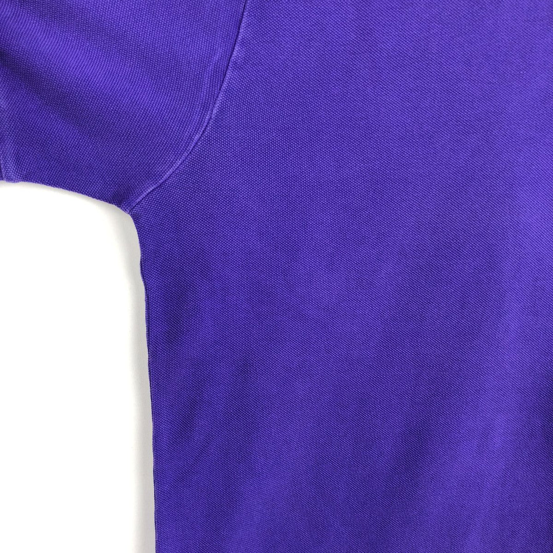 Ralph Lauren POLO RALPH LAUREN short sleeve polo shirt, men's size M cotton purple type Vintage Second Hand