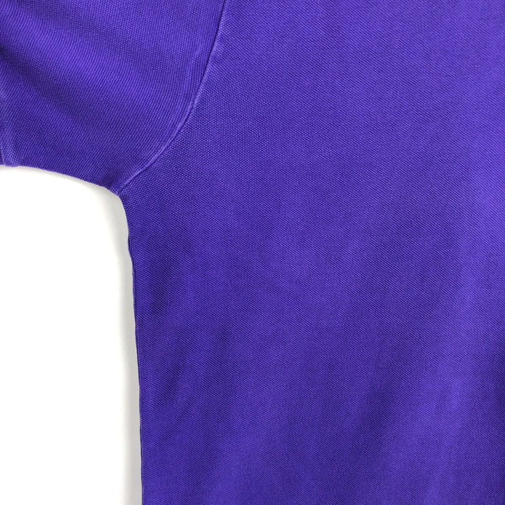 Ralph Lauren POLO RALPH LAUREN short sleeve polo shirt, men's size M cotton purple type Vintage Second Hand