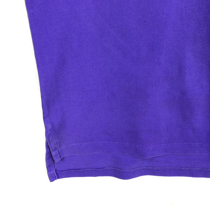 Ralph Lauren POLO RALPH LAUREN short sleeve polo shirt, men's size M cotton purple type Vintage Second Hand