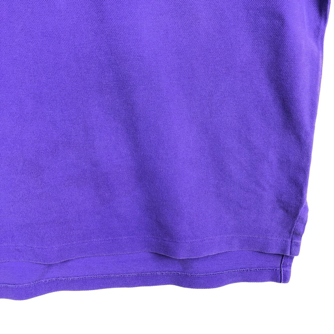 Ralph Lauren POLO RALPH LAUREN short sleeve polo shirt, men's size M cotton purple type Vintage Second Hand
