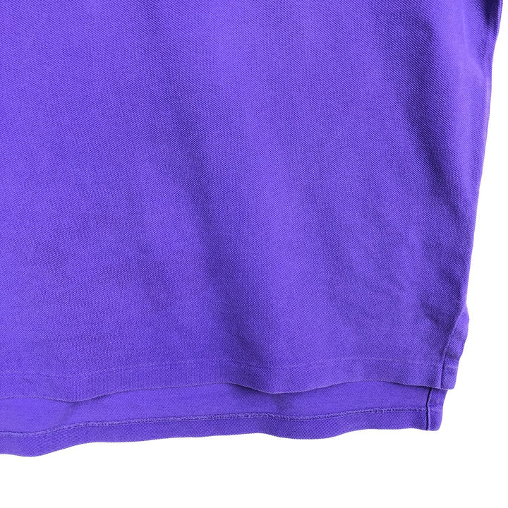 Ralph Lauren POLO RALPH LAUREN short sleeve polo shirt, men's size M cotton purple type Vintage Second Hand