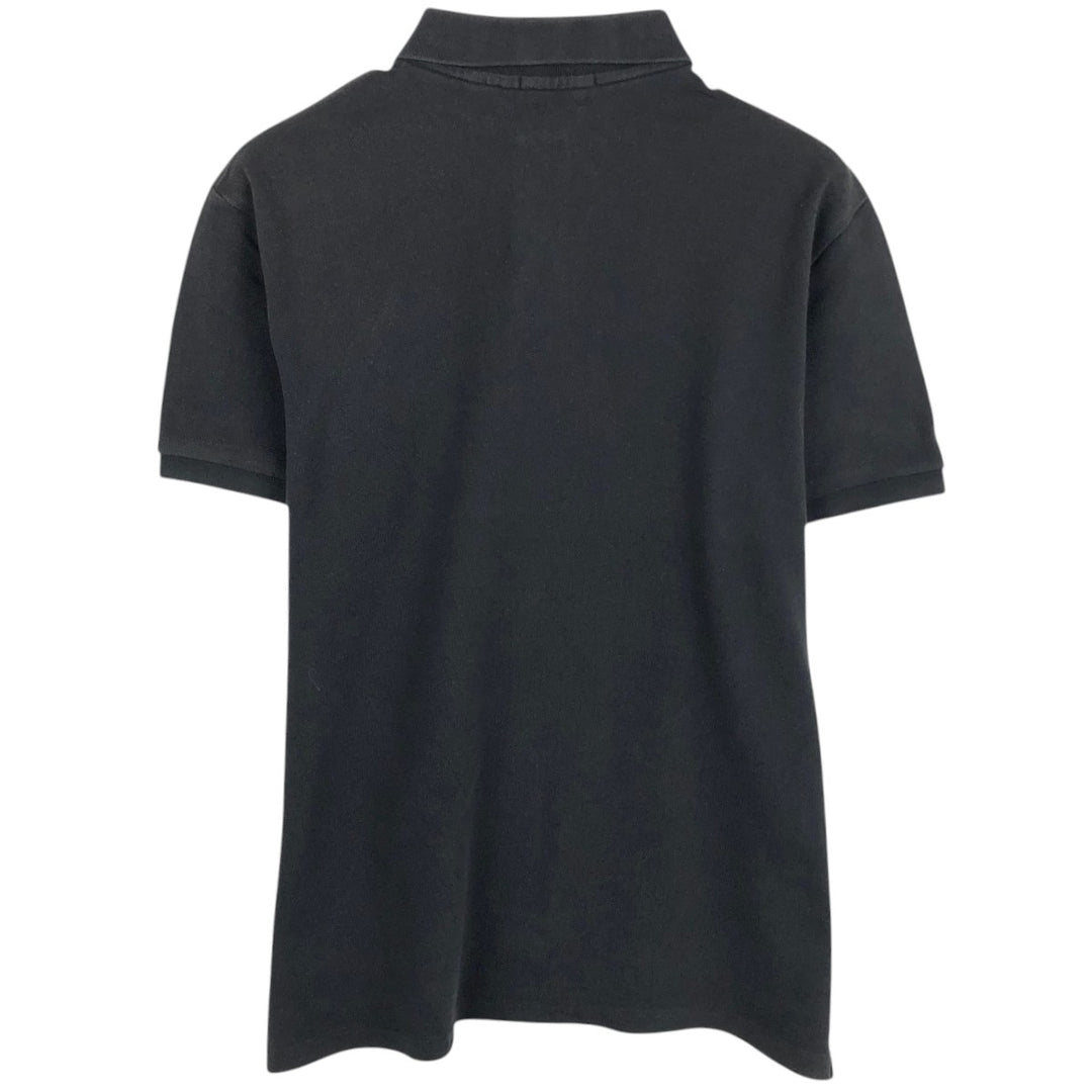 Ralph Lauren POLO RALPH LAUREN SLIM FIT short sleeve polo shirt, men's size L cotton black type Vintage Second Hand