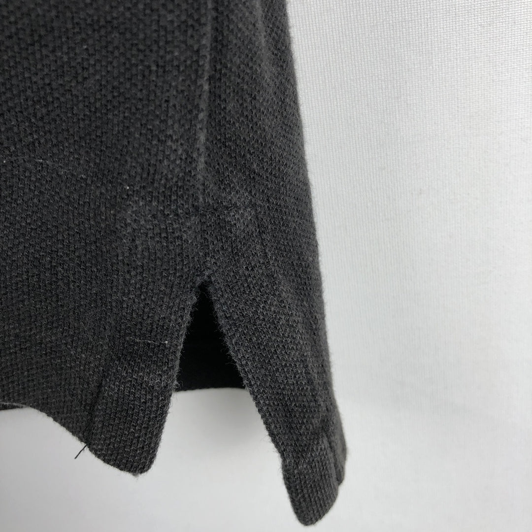 Ralph Lauren POLO RALPH LAUREN SLIM FIT short sleeve polo shirt, men's size L cotton black type Vintage Second Hand