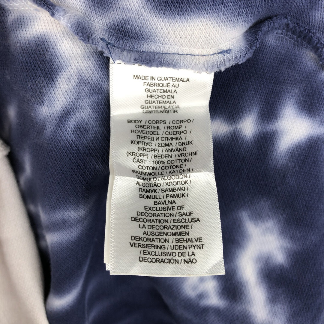 Ralph Lauren POLO RALPH LAUREN CUSTOM SLIM FIT Tie-Dye Pattern Short-Sleeve Polo Shirt (Men's Size L equivalent) cotton navy blue type Vintage Second Hand