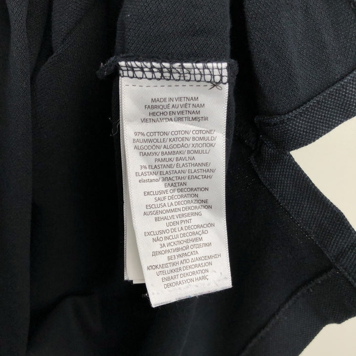 Ralph Lauren POLO RALPH LAUREN SLIM FIT STRETCH MESH Short-Sleeve Polo Shirt, Men's Size L (approx.) cotton black type Vintage Second Hand