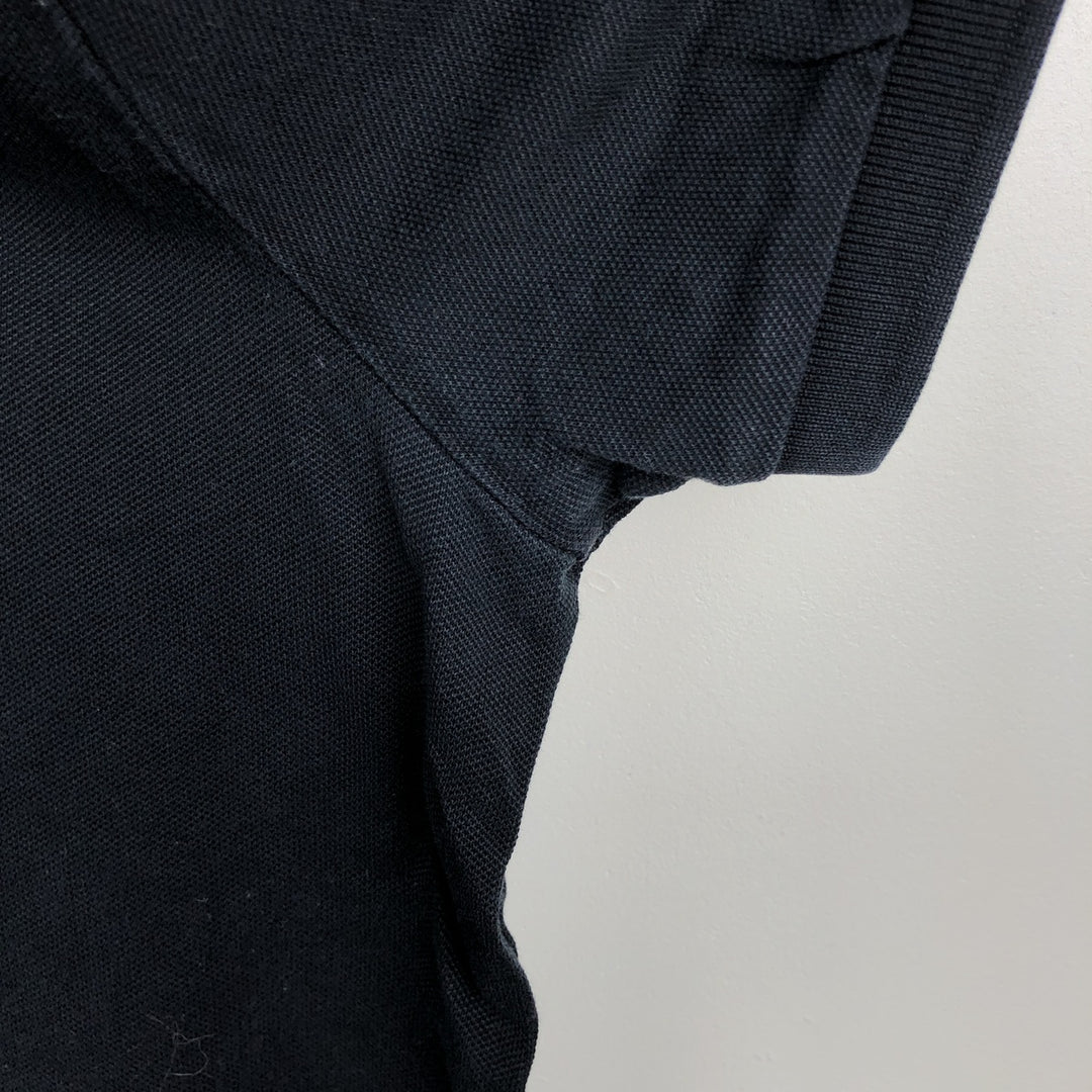 Ralph Lauren POLO RALPH LAUREN SLIM FIT STRETCH MESH Short-Sleeve Polo Shirt, Men's Size L (approx.) cotton black type Vintage Second Hand