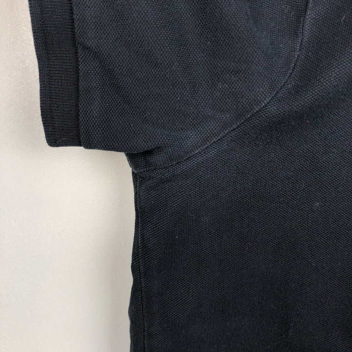 Ralph Lauren POLO RALPH LAUREN SLIM FIT STRETCH MESH Short-Sleeve Polo Shirt, Men's Size L (approx.) cotton black type Vintage Second Hand
