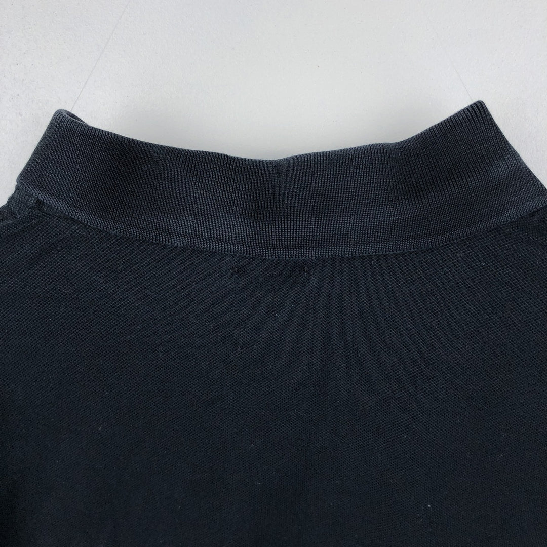 Ralph Lauren POLO RALPH LAUREN SLIM FIT STRETCH MESH Short-Sleeve Polo Shirt, Men's Size L (approx.) cotton black type Vintage Second Hand
