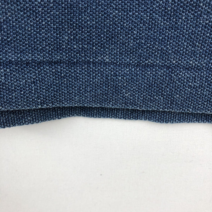 Ralph Lauren POLO RALPH LAUREN CLASSIC FIT short sleeve polo shirt men's XXL equivalent cotton navy blue type Vintage Second Hand