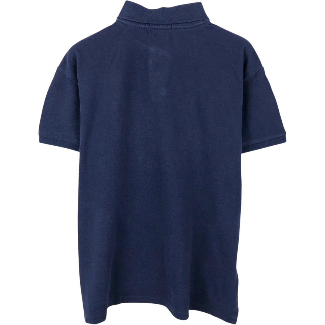 Ralph Lauren POLO RALPH LAUREN CUSTOM FIT short sleeve polo shirt men's M equivalent cotton navy blue type Vintage Second Hand