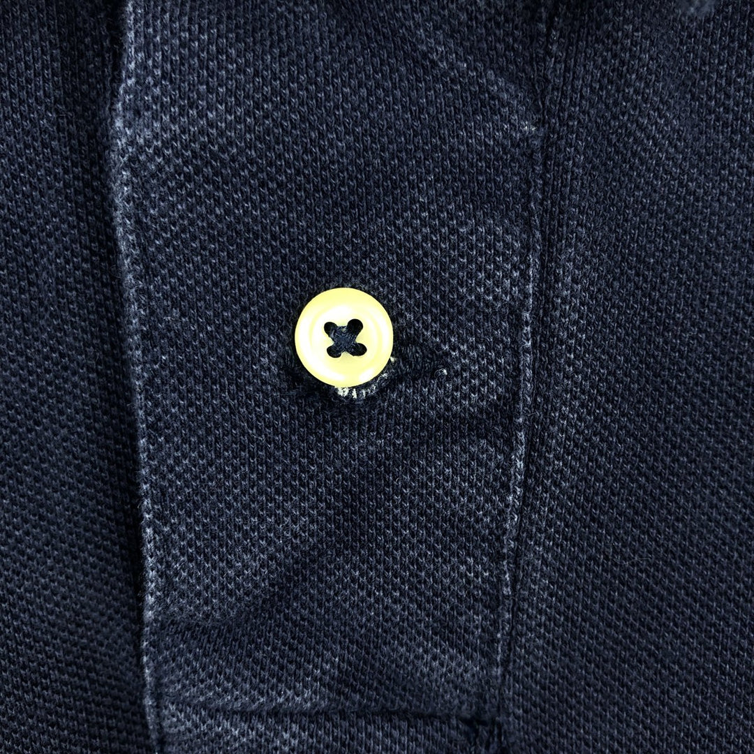 Ralph Lauren POLO RALPH LAUREN CUSTOM FIT short sleeve polo shirt men's M equivalent cotton navy blue type Vintage Second Hand
