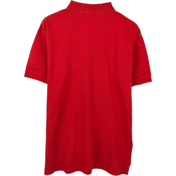 Ralph Lauren POLO RALPH LAUREN CLASSIC FIT short sleeve polo shirt for men size L cotton red type Vintage Second Hand
