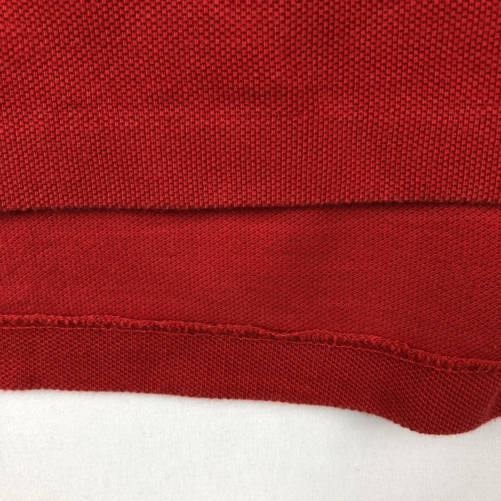 Ralph Lauren POLO RALPH LAUREN CLASSIC FIT short sleeve polo shirt for men size L cotton red type Vintage Second Hand