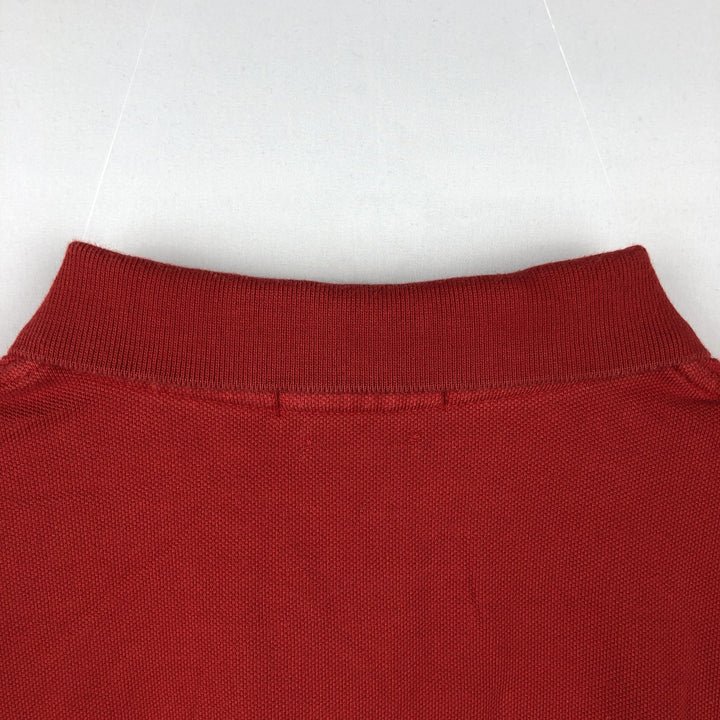 Ralph Lauren POLO RALPH LAUREN CLASSIC FIT short sleeve polo shirt for men size L cotton red type Vintage Second Hand
