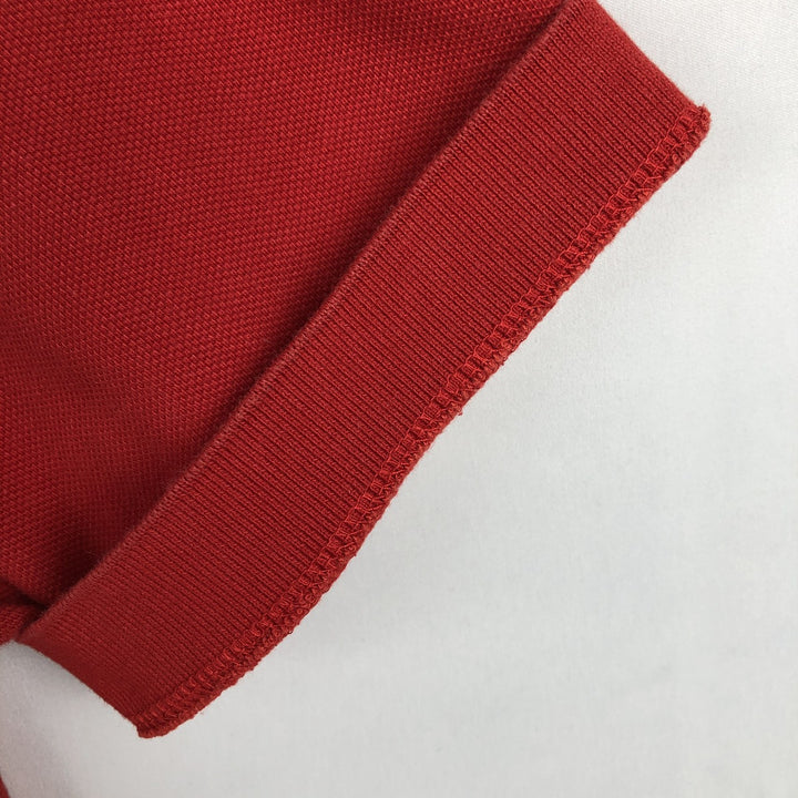 Ralph Lauren POLO RALPH LAUREN CLASSIC FIT short sleeve polo shirt for men size L cotton red type Vintage Second Hand