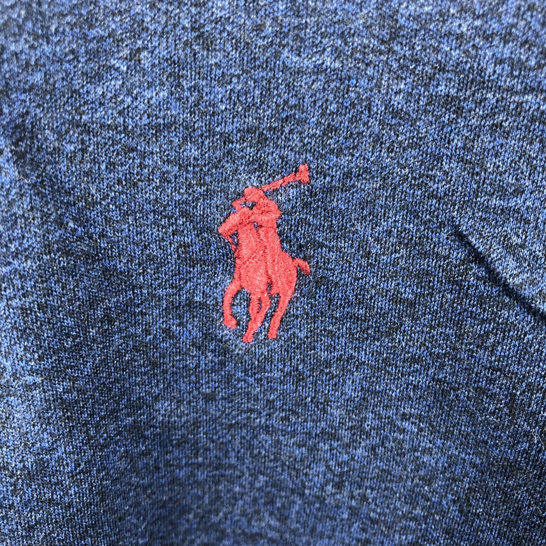 Ralph Lauren POLO RALPH LAUREN CUSTOM SLIM FIT short sleeve polo shirt men's size M cotton navy blue type Vintage Second Hand