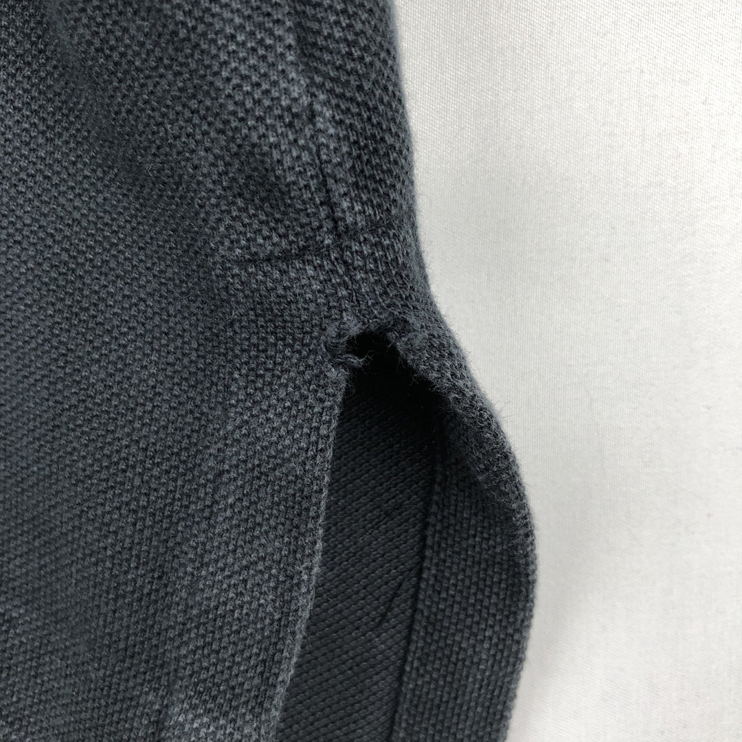 Ralph Lauren POLO RALPH LAUREN CUSTOM FIT short sleeve polo shirt men's size L cotton black type Vintage Second Hand