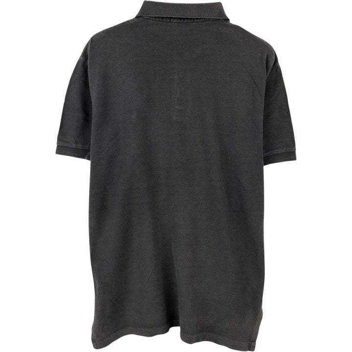 Ralph Lauren POLO RALPH LAUREN short sleeve polo shirt, men's size M cotton Charcoal Vintage Second Hand